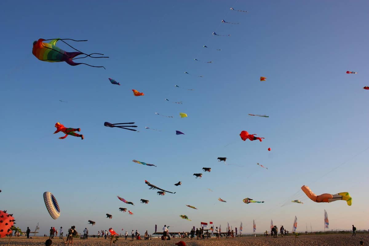 Attending the Bali Kite Festival